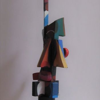 Sculpture titled "Retroracing Picasso…" by Joyce Owens, Original Artwork, Mixed Media