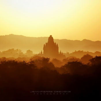 Fotografie mit dem Titel "Bagan" von Jean-Pierre Desvigne, Original-Kunstwerk, Digitale Fotografie