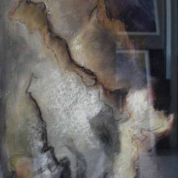 Peinture intitulée "(06) Pastel cheminée" par Jpfloch, Œuvre d'art originale