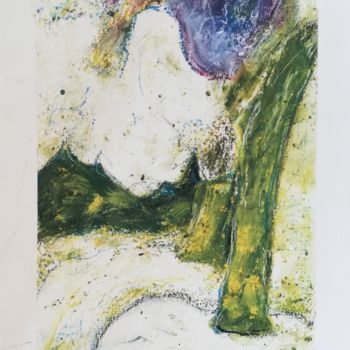 Disegno intitolato "Lily of the Valley…" da Joseph Lapinski, Opera d'arte originale, Pastello