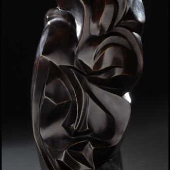 Sculpture titled "bronze tête rouge" by Jean-Patrick Magnoac, Original Artwork, Other