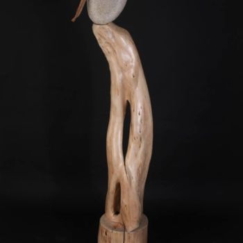 Sculpture intitulée "escultura-em-cedro-…" par José Paulo Pereira Fernandes, Œuvre d'art originale, Bois