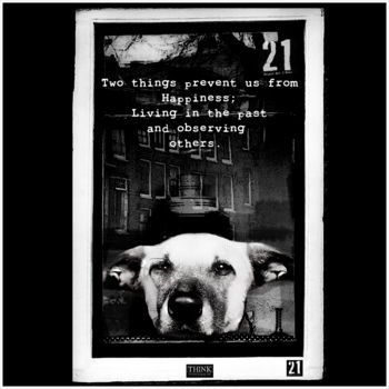 Arts numériques intitulée "Dog thinking Philos…" par Jesus J. Ruiz, Œuvre d'art originale