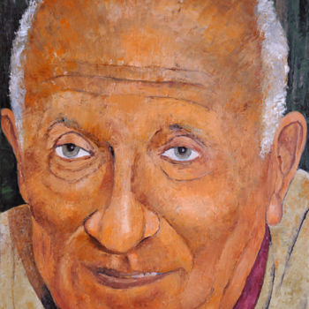 Pintura intitulada "Portrait de Roberto…" por Renand, Obras de arte originais, Óleo