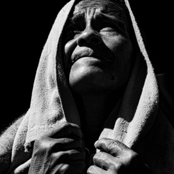 Fotografia intitolato "Pietá morena" da Jose Americo Jsilvares, Opera d'arte originale, Fotografia digitale