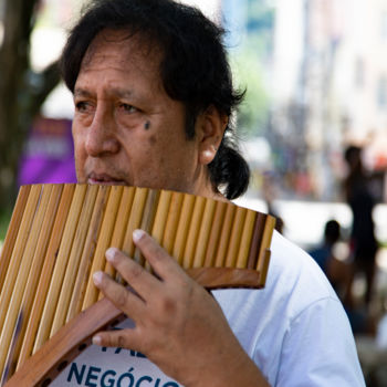 Fotografia zatytułowany „músico” autorstwa Jose Americo Jsilvares, Oryginalna praca, Fotografia cyfrowa