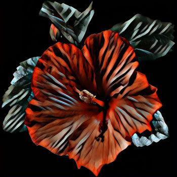 Fotografie getiteld "flor luxo" door Jose Americo Jsilvares, Origineel Kunstwerk, Digitale fotografie