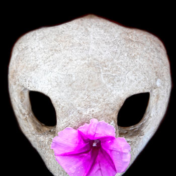 Photography titled "caveira flor" by Jose Americo Jsilvares, Original Artwork, Digital Photography