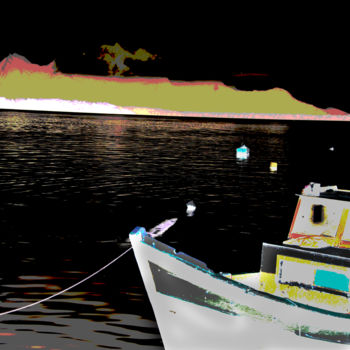 Photographie intitulée "pesca noturna 2" par Jose Americo Jsilvares, Œuvre d'art originale, Photographie numérique