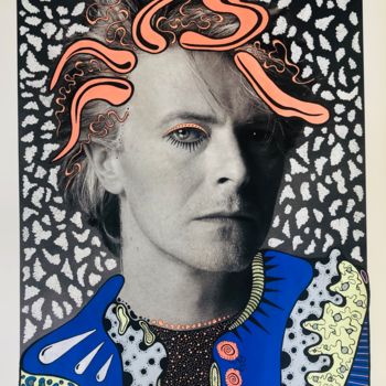 "Bowie" başlıklı Tablo Silverhoof tarafından, Orijinal sanat, Akrilik