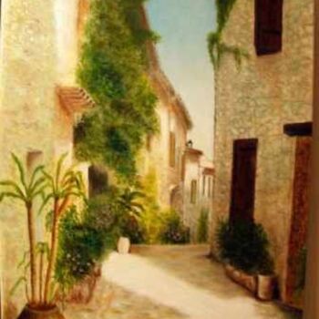 Pintura intitulada "Rue de Provence" por Jose Soria, Obras de arte originais, Óleo