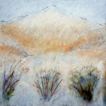 Painting titled "Mountain 12" by June Stapleton, Original Artwork, Acrylic