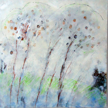 Malarstwo zatytułowany „trees” autorstwa June Stapleton, Oryginalna praca, Akryl