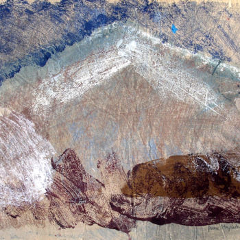 Ζωγραφική με τίτλο "mountain" από June Stapleton, Αυθεντικά έργα τέχνης, Λάδι