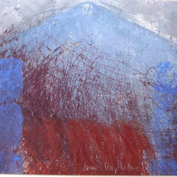 Картина под названием "mountain" - June Stapleton, Подлинное произведение искусства, Масло
