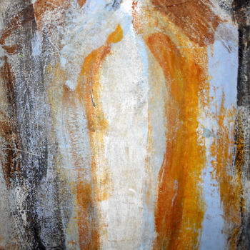 Ζωγραφική με τίτλο "orange-bottle" από June Stapleton, Αυθεντικά έργα τέχνης, Λάδι