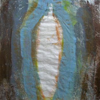 Pintura intitulada "bottle" por June Stapleton, Obras de arte originais, Óleo