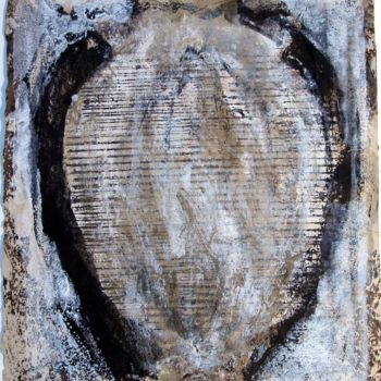 Schilderij getiteld "urn" door June Stapleton, Origineel Kunstwerk, Olie