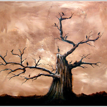 Pintura intitulada "Chocolatree" por Juan Deluka, Obras de arte originais, Acrílico