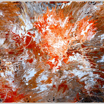 Painting titled "Supernova" by Juan Deluka, Original Artwork, Acrylic