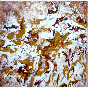Pittura intitolato "Cream" da Juan Deluka, Opera d'arte originale, Acrilico