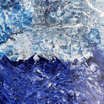 Painting titled "Storm in the Ocean" by Juan José Garay, Original Artwork, Acrylic