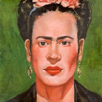 "FRIDA KAHLO" başlıklı Tablo Juan José Molina Gallardo tarafından, Orijinal sanat, Petrol