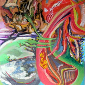 Painting titled "Nova 0" by Juan Luis Gandulfo, Original Artwork, Acrylic