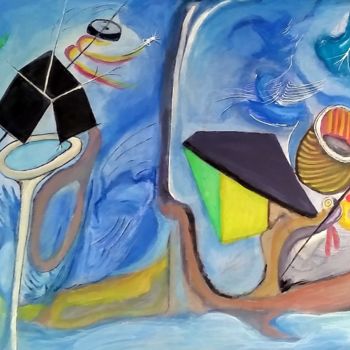 Painting titled "INTERGRAL" by Juan Luis Gandulfo, Original Artwork, Acrylic