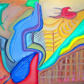 Painting titled "DIVINO" by Juan Luis Gandulfo, Original Artwork, Acrylic