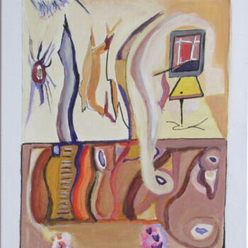Peinture intitulée "Abstraction 9" par Juan Luis Gandulfo, Œuvre d'art originale, Acrylique Monté sur Châssis en bois