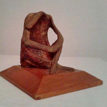 Sculpture titled "pensante" by Juan Rojas, Original Artwork