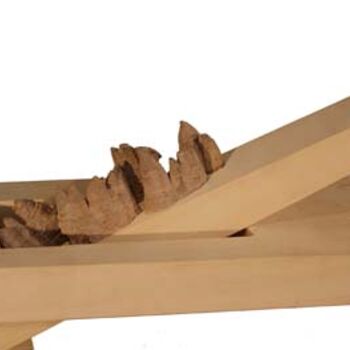 Скульптура под названием "sculpture magnetic" - Juan Rojas, Подлинное произведение искусства, Дерево