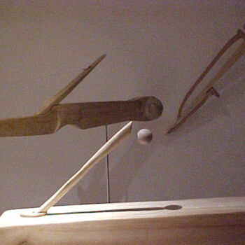 Sculpture titled "sculpture magnetic" by Juan Rojas, Original Artwork, Wood