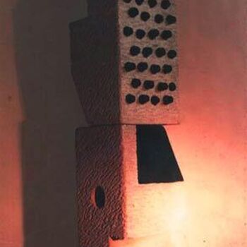 Sculpture intitulée "Muro" par Juan Rojas, Œuvre d'art originale