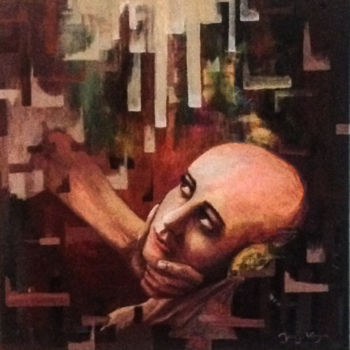 Peinture intitulée "Creacion" par Juanjo Vergara, Œuvre d'art originale, Acrylique