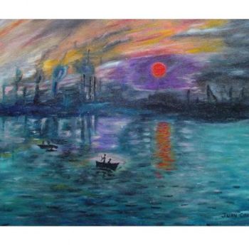 Painting titled "Homenaje a Monet" by Juan Carlos Beneyto, Original Artwork, Oil