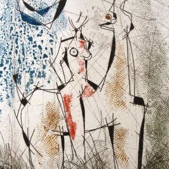Digitale Kunst mit dem Titel "HOMENAJE A MARINO" von Juan Sacristan, Original-Kunstwerk
