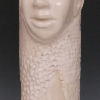 Scultura intitolato "M'dear" da Juarez Hawkins, Opera d'arte originale, Ceramica