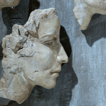 Sculpture titled ""L'autre" détail, A…" by Judith Franken, Original Artwork, Ceramics