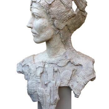 Sculptuur getiteld "Gaia" door Judith Franken, Origineel Kunstwerk, Terra cotta