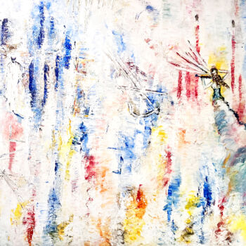 Peinture intitulée "Symphonie" par Judith Hassan, Œuvre d'art originale, Huile Monté sur Châssis en bois