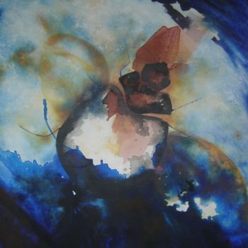 Картина под названием "Light wings" - Judith Ruiz, Подлинное произведение искусства, Масло