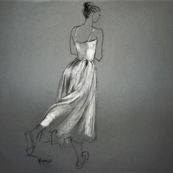 图画 标题为“movement” 由Judy Morgan, 原创艺术品, 粉笔
