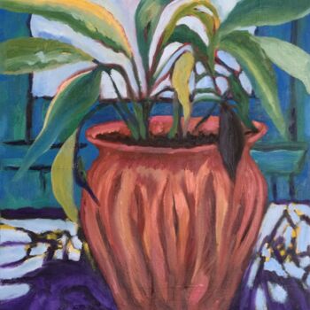 绘画 标题为“Plante Grandiose/Pr…” 由Judydcreates, 原创艺术品, 油