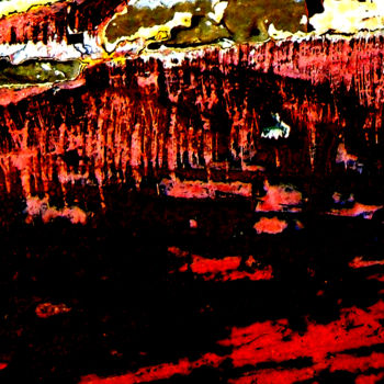 Photographie intitulée "Le terre rouge" par Jürgen Briem, Œuvre d'art originale