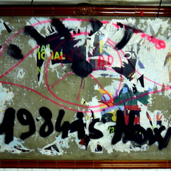 Photography titled ""1984 is now"" by Jürgen Briem, Original Artwork