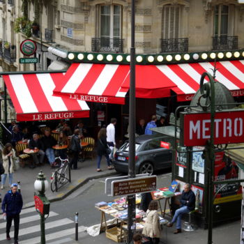 Fotografie getiteld "Paris refuge" door Jürgen Briem, Origineel Kunstwerk