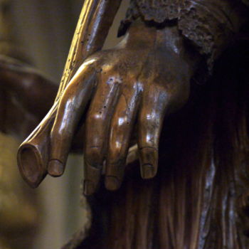 Fotografia intitolato "La main de l'ange" da Jürgen Briem, Opera d'arte originale