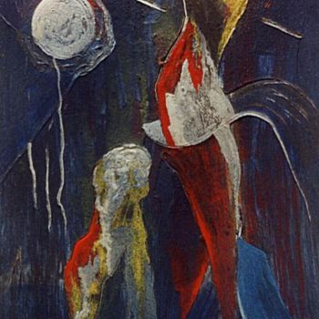 Painting titled "Paar5" by Jürgen Lang, Original Artwork